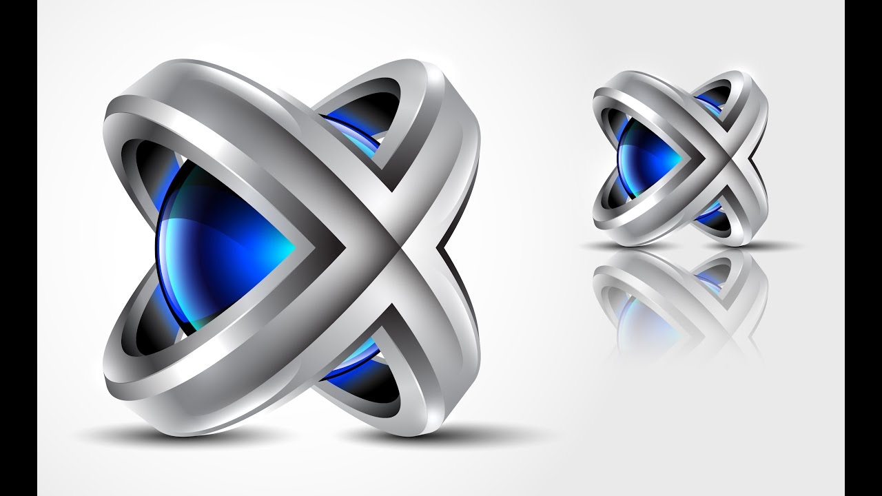 3D Logo Design | Adobe Illustrator CC | Tutorial | HD | X3
