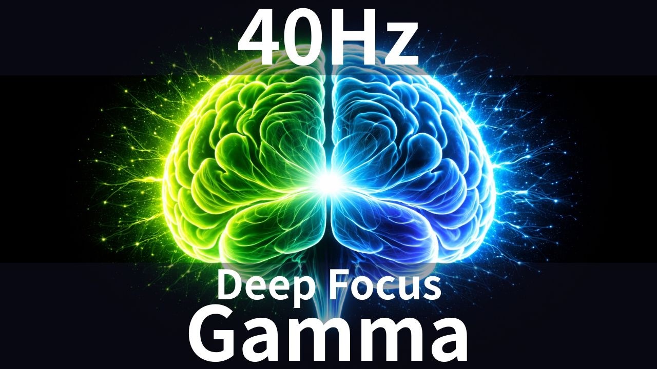 Pure 40Hz Gamma Waves: Neural Equilibrium Field (No Music)