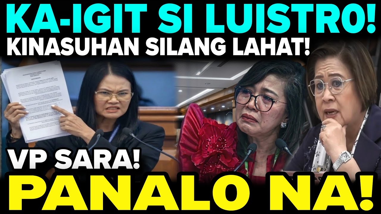 KAPAPASOK LANG! LUISTR0 SUMUK0 NA! ATTY SHEILA KINASUHAN SILANG LAHAT? VP SARA PANAL0 NA?