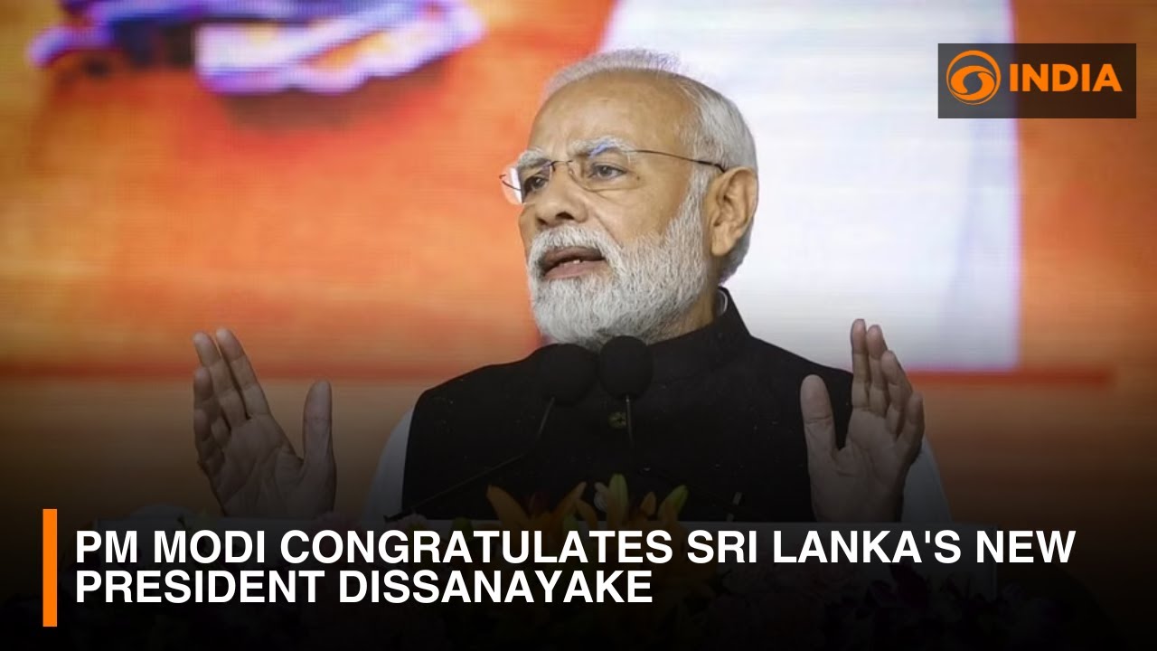 PM Modi Congratulates Sri Lanka's New President Dissanayake | DD India