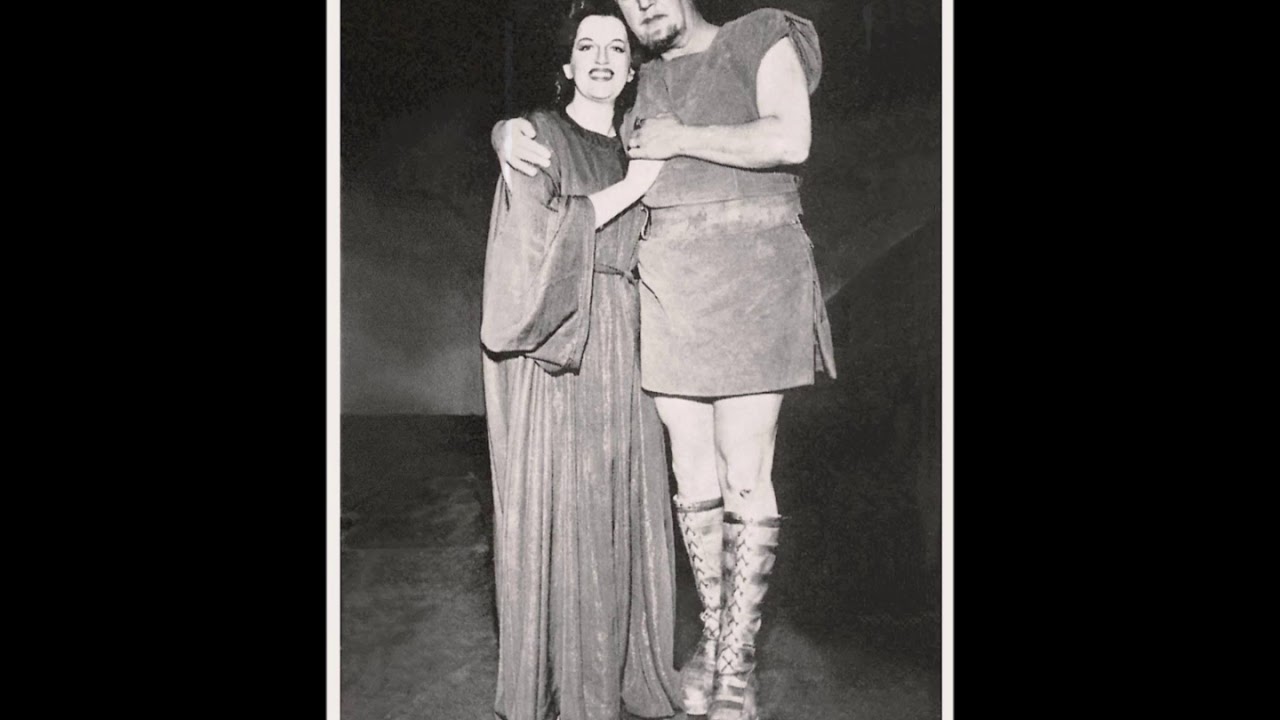 Wagner - Die Walküre - Todesverkündigung - Astrid Varnay, Max Lorenz (Bayreuth, 1954)