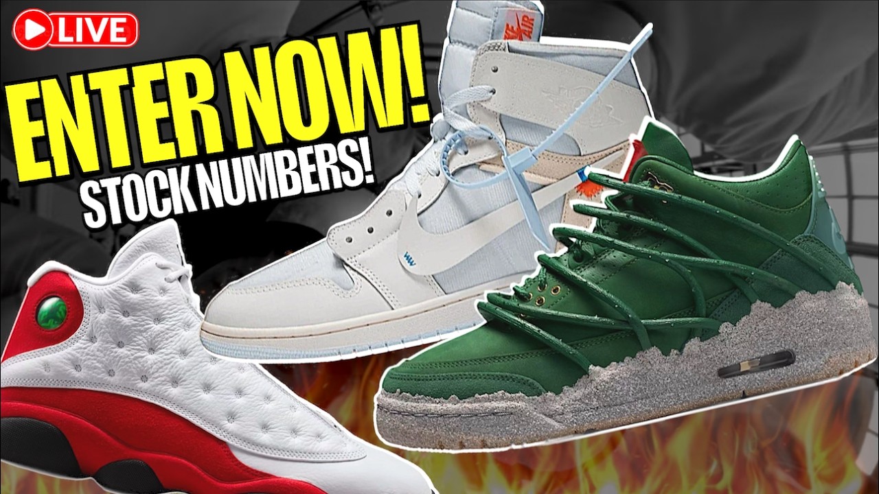 GOING LIVE! ALASKA JORDAN 1 VIRGIL, TEYANA TAYOR JORDAN 3 & JORDAN 13 CHICAGO!
