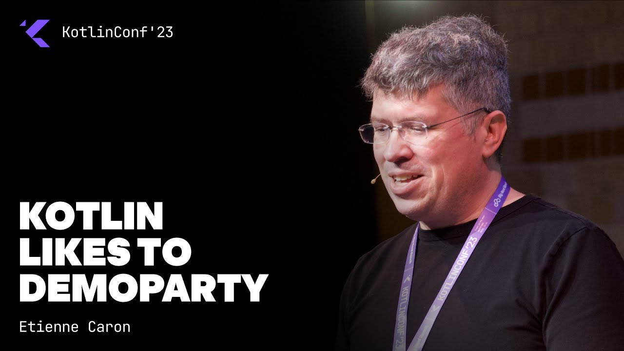 Kotlin likes to Demoparty by Etienne Caron