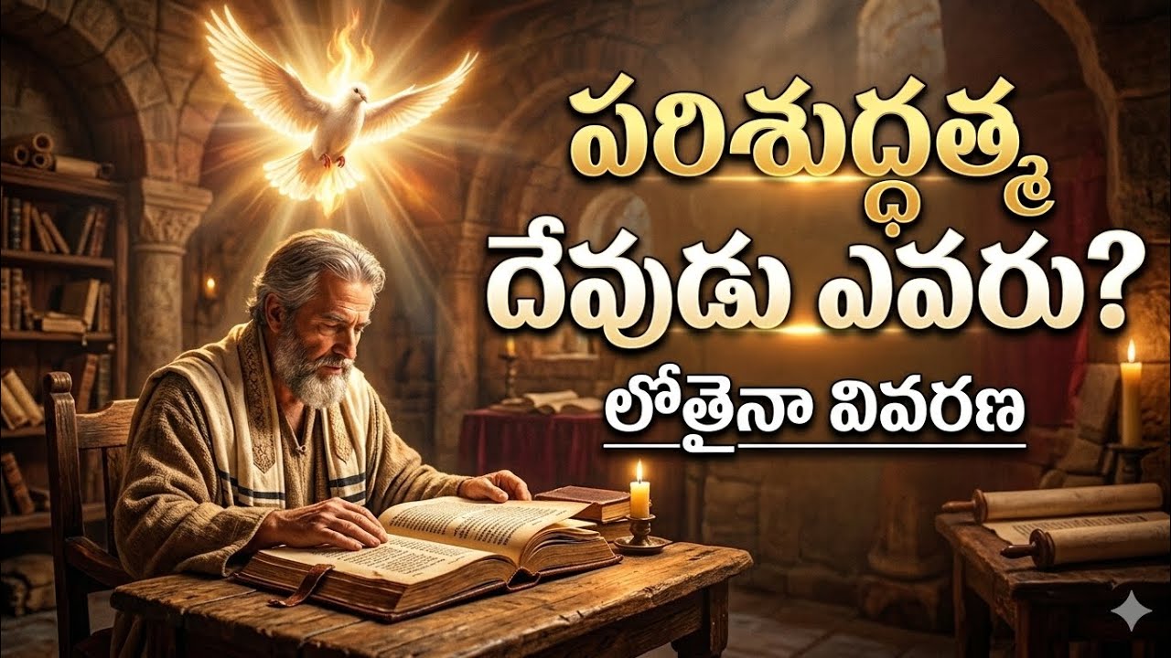 పరిశుద్ధత్మ దేవుడు ఎవరు? పార్ట్ -1 #chirstianmotivation #holysprit #biblestudy #godsword 