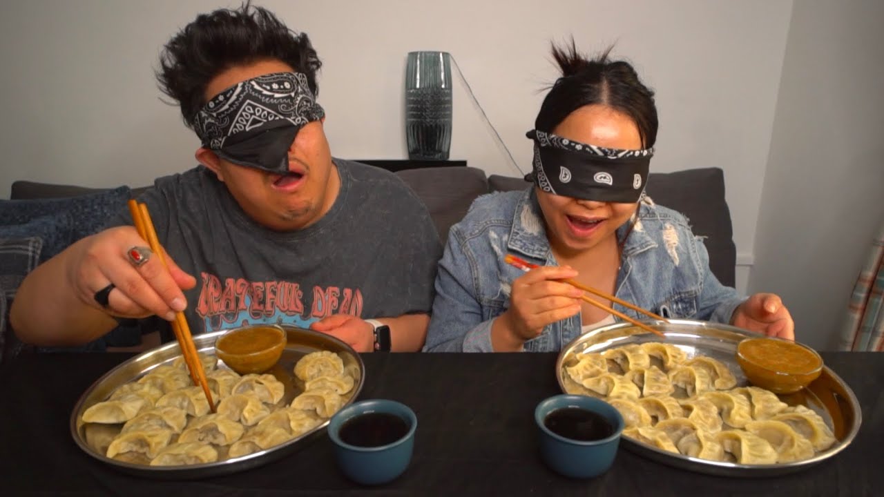 FINALLY Momo Challenge *Blindfolded with Chopstick* WHO’s the Cheater??🤣  | NICK & ROSIE