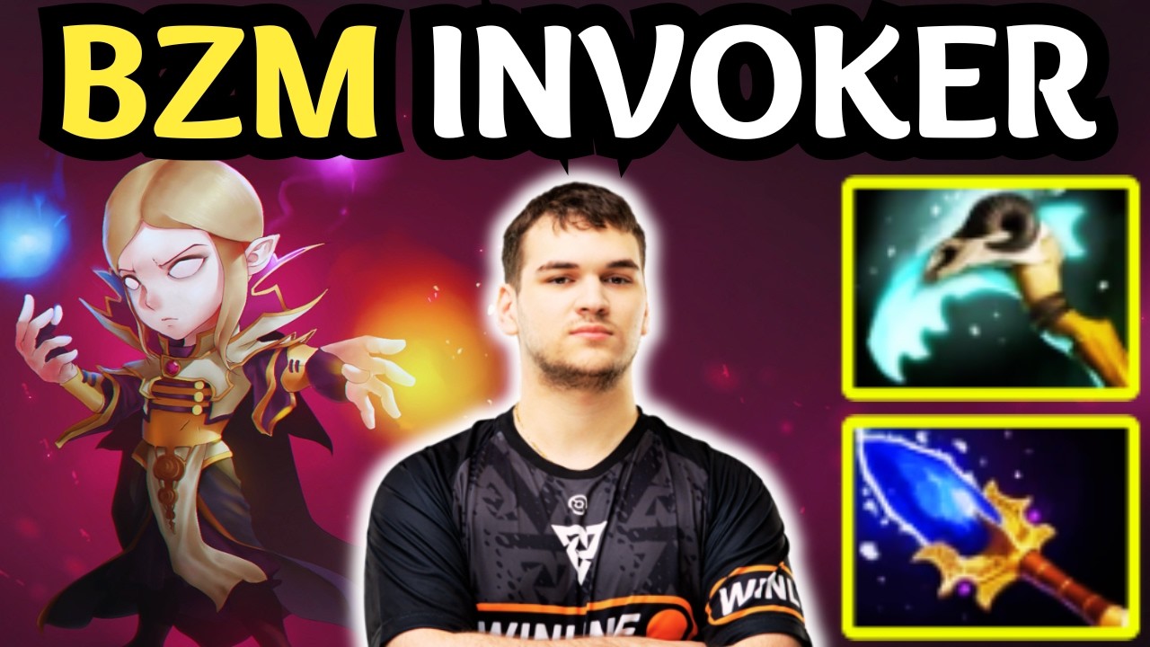 🔥 How BZM Plays INVOKER Mid &mdash; IMBA Combo 🔥 Dota 2 Gameplay
