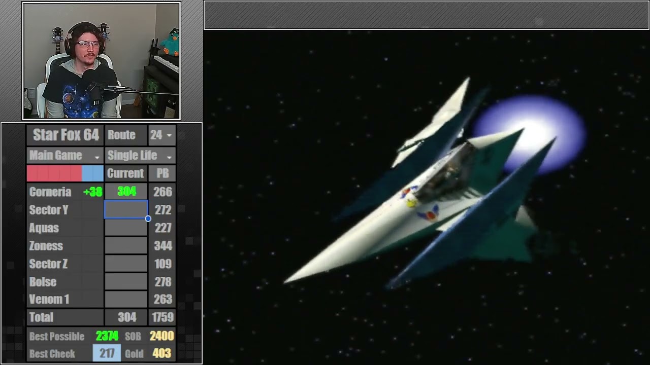 Star Fox 64 | Route 24 | Single Life | 2127 Hits