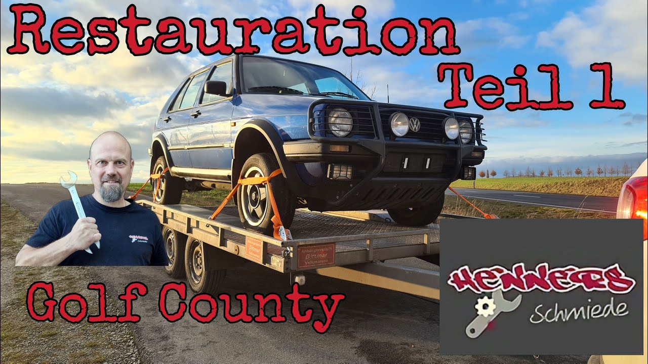 Rostlaube zum Traumauto 🚘  Restauration VW Golf Country MK2, Golf Montana Teil 1