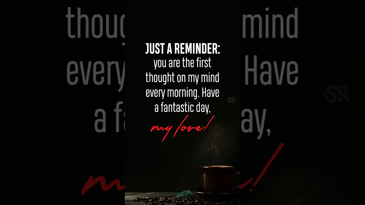Sweet Good Morning Messages for Him 