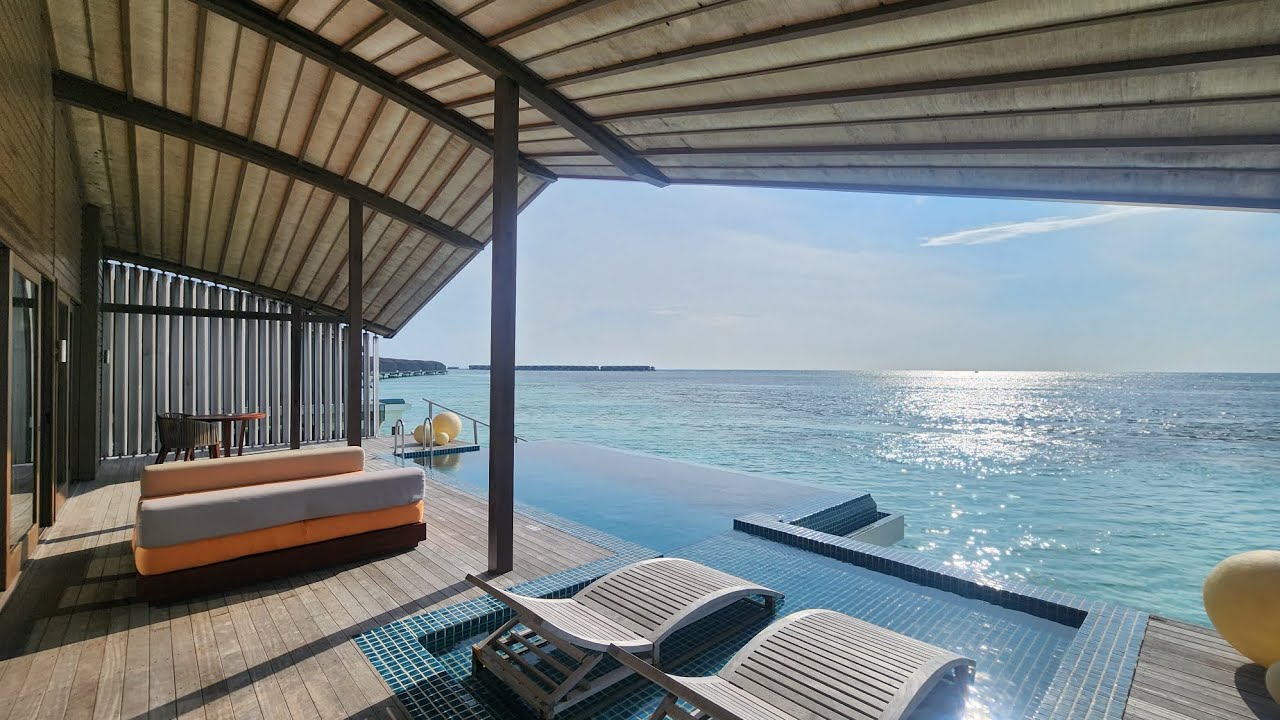 Club Med Finolhu Maldives, Sunset Overwater Pool Villa, Resort room tour, May 2025@AllHotelReview