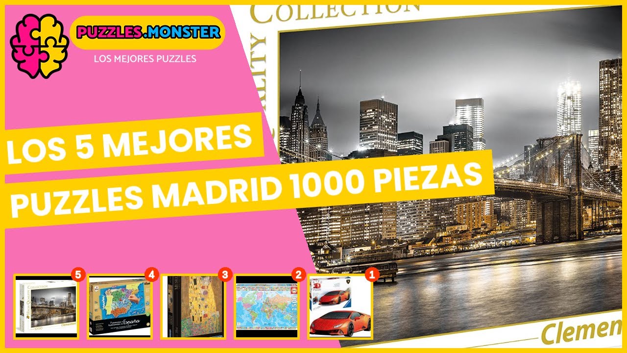Los 5 mejores puzzles madrid 1000 piezas