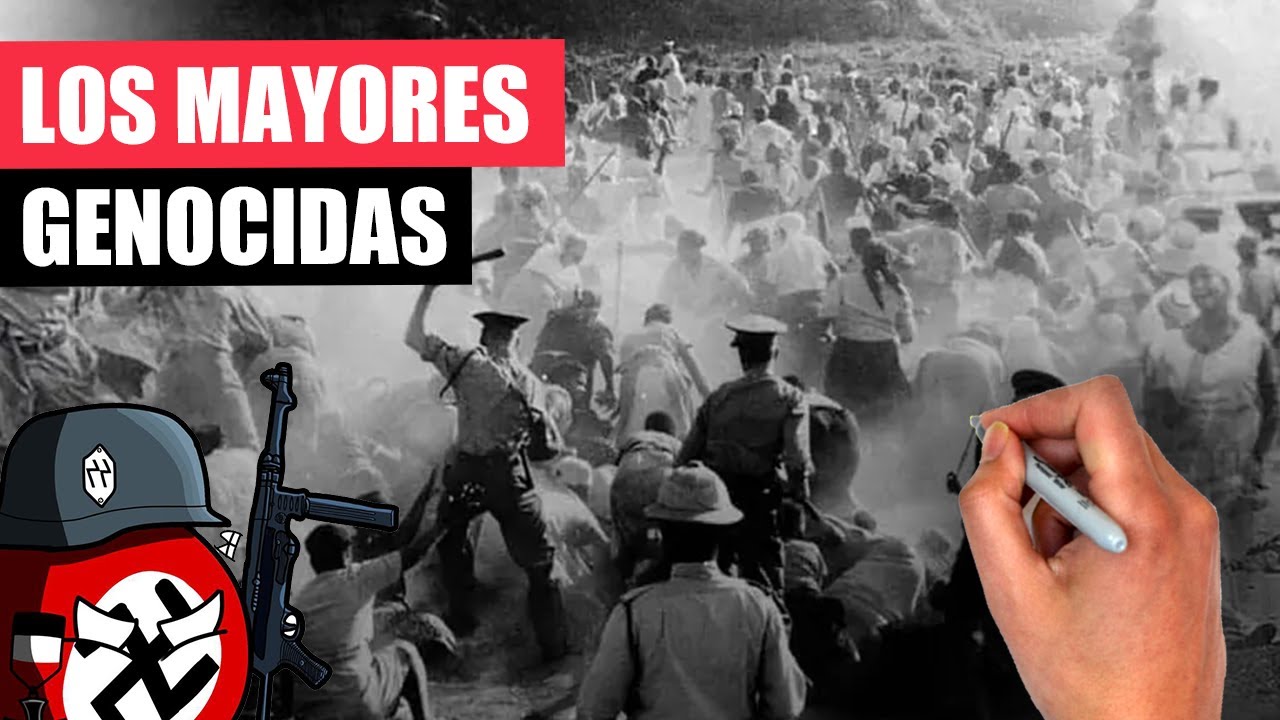✅ Los 10 GENOCIDAS más TERRIBLES de la HISTORIA