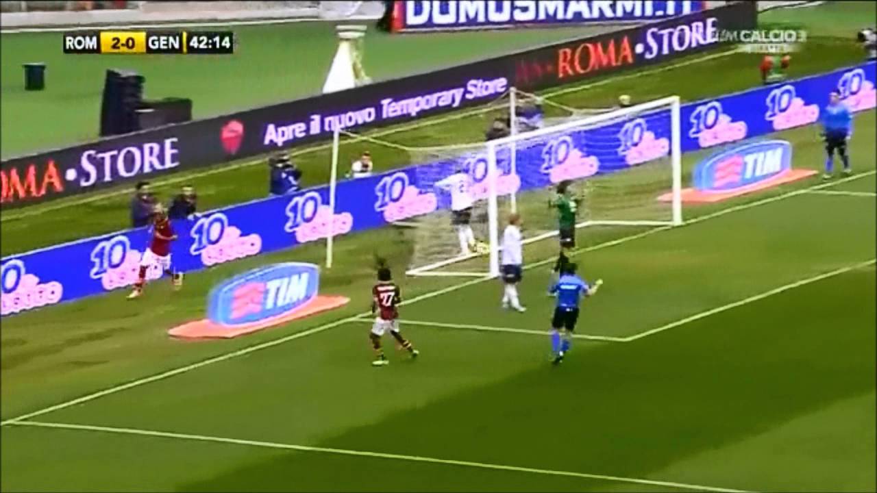 Roma-Genoa 4-0 12/01/14 i Goal(commento Carlo Zampa)