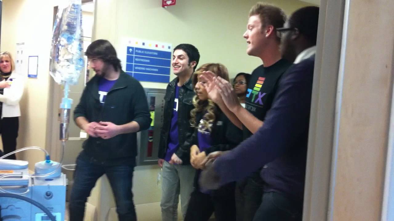 Izzy dances to Pentatonix live at All Children's Hospital in St. Petersburg, FL