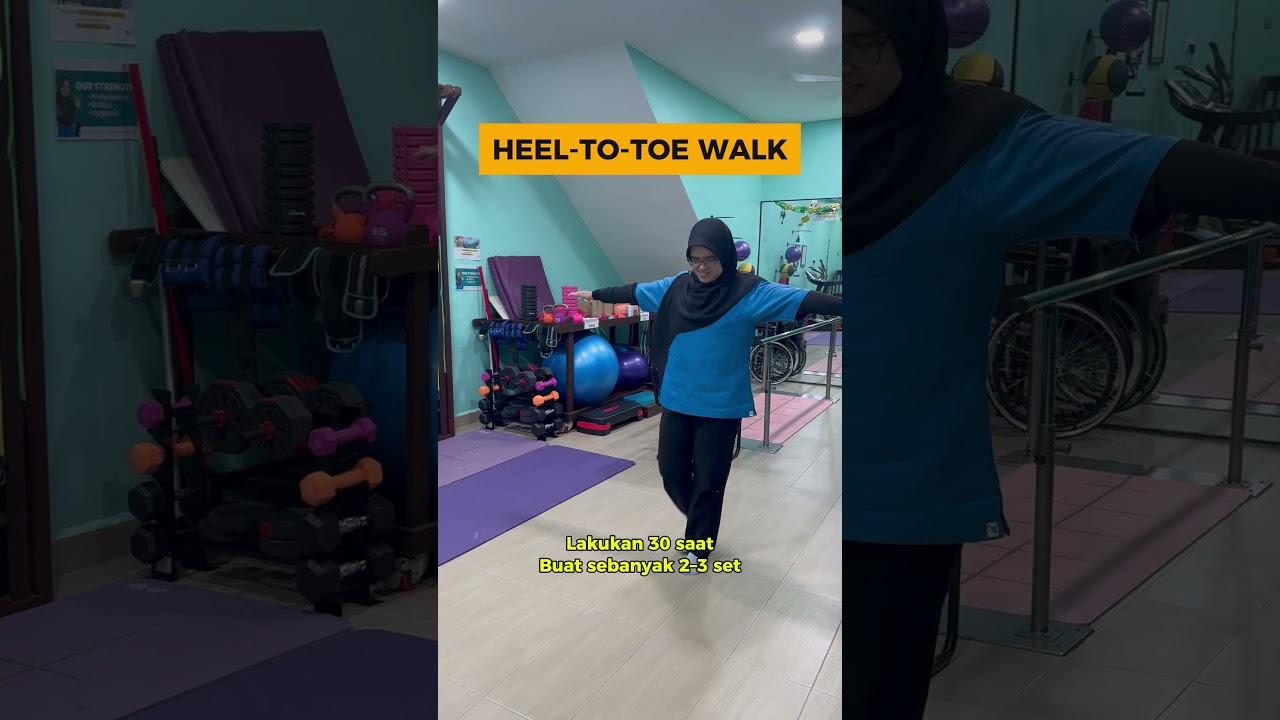 Sering rasa nak terjatuh ketika berjalan? Buat senaman ini!