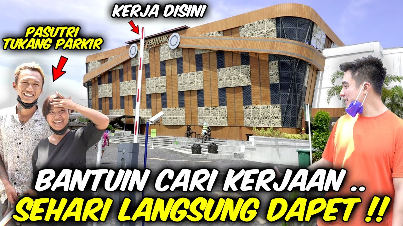 CUMA ADA WAKTU SEHARI ‼️ BAIM COBA BANTU ISTRI TUKANG PARKIR DAPETIN KERJAAN SEBELUM PULANG JKT ..