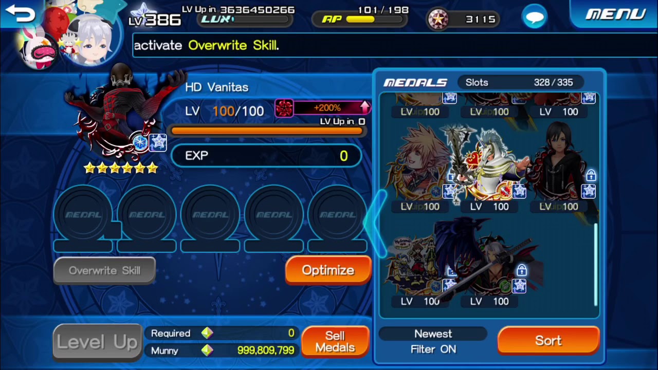 KHUX NA - The things you do when SENA won&rsquo;t give you max lux skills...