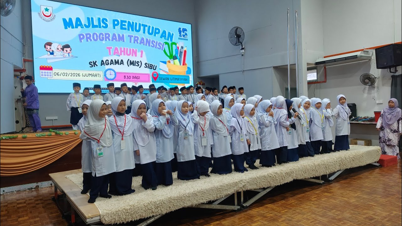 Persembahan Murid sempena Majlis Penutupan Program Transisi Tahun 1 2026 SK Agama (MIS) Sibu
