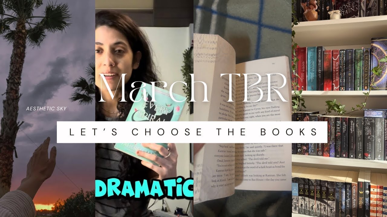 Choosing my March TBR✨🧚‍♀️ romantasy ⚔️, sci-fi, dark academia