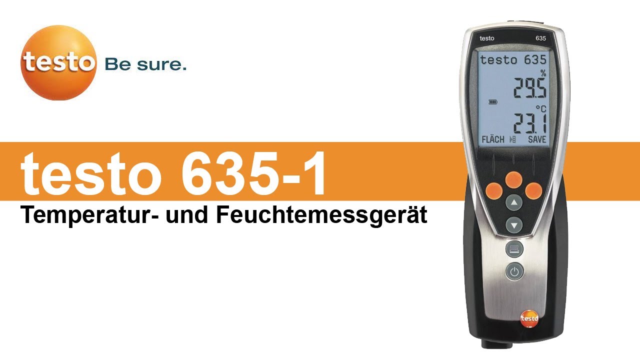 testo 635 1 – Temperatur  und Feuchtemessgerät