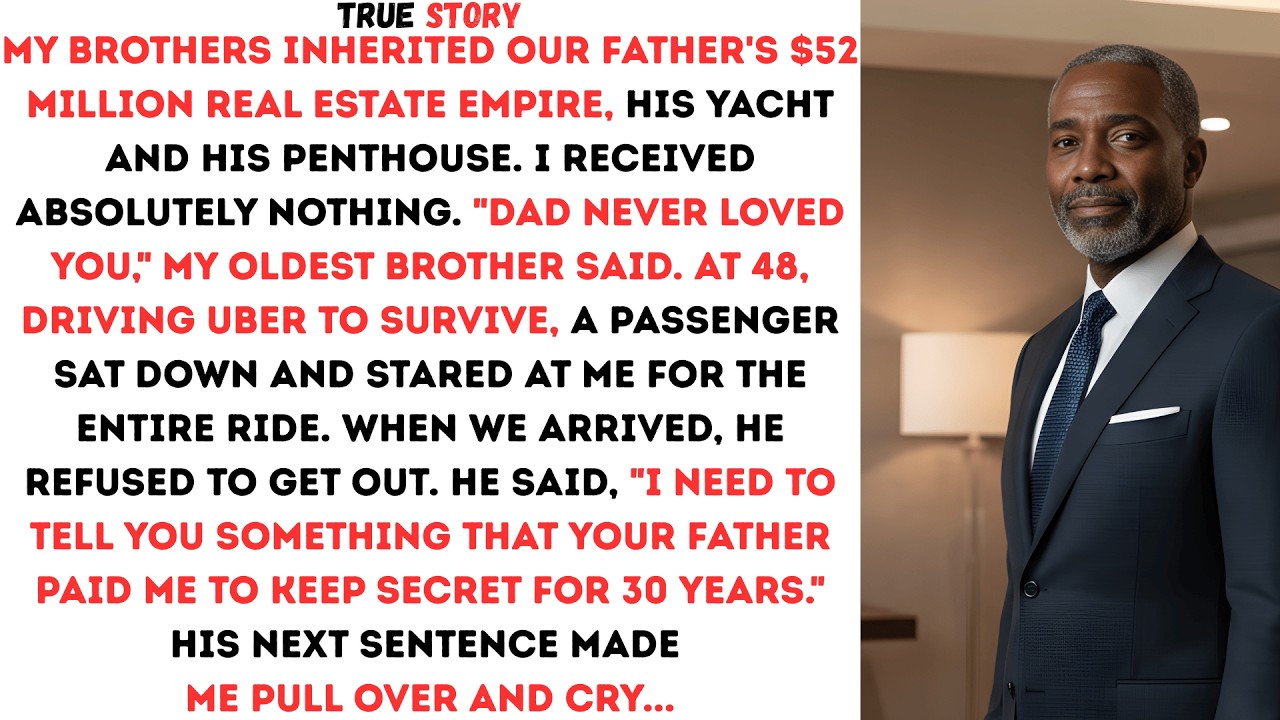 My Brothers Inherited Our Father's 52 Million Dollar Empire and I Got Nothing, Then a Dying Stranger