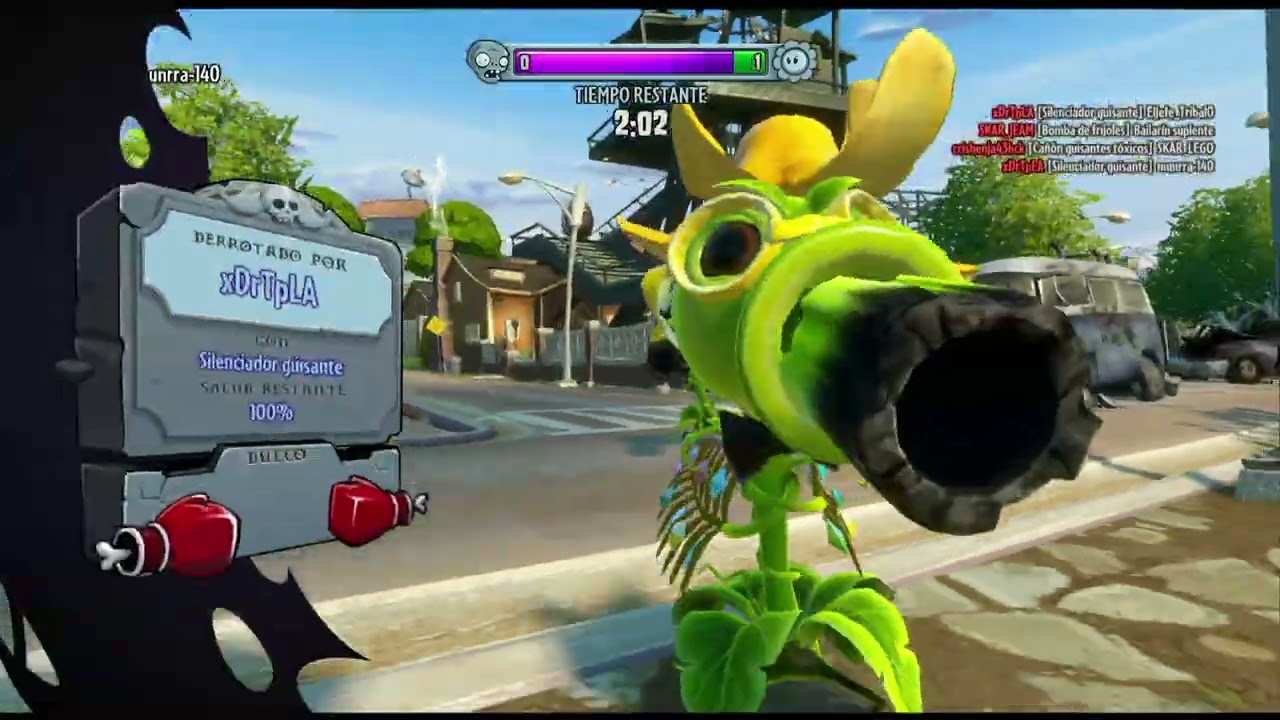 Plants vs Zombies GW Jardines y Cementerios, Estrella De Cricket, 07 Derrotados