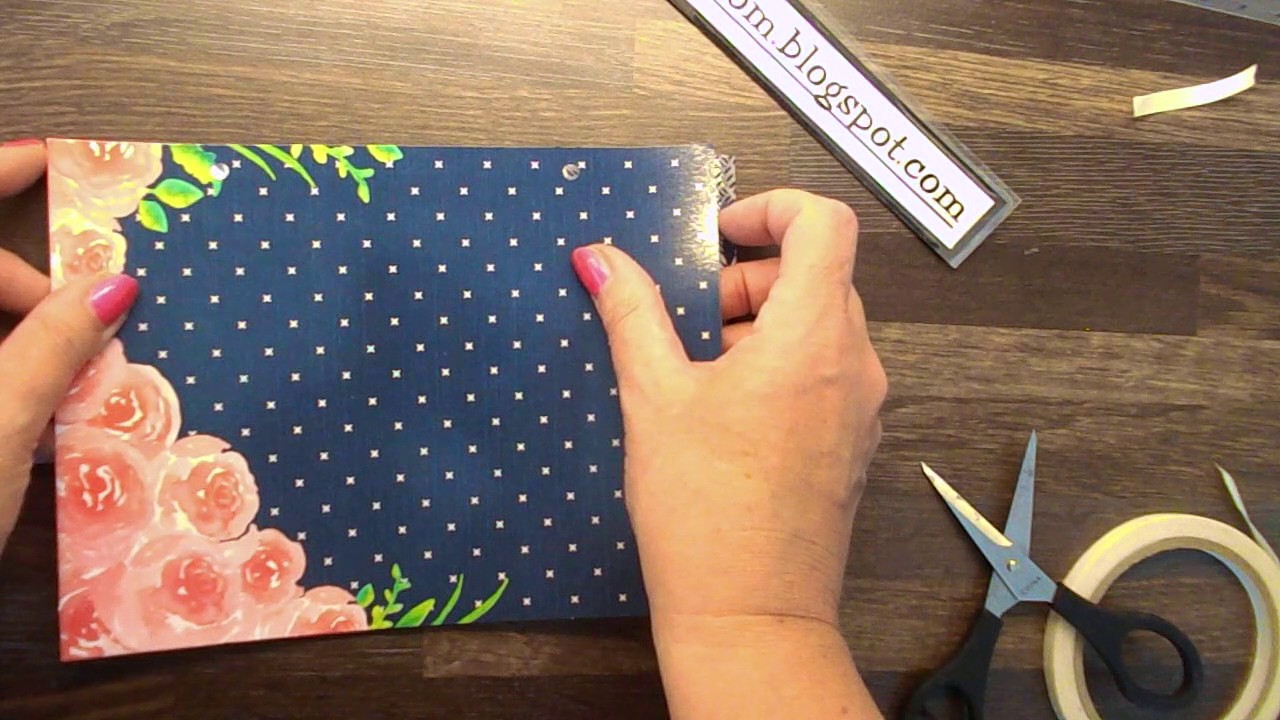 Planner set up and file folder