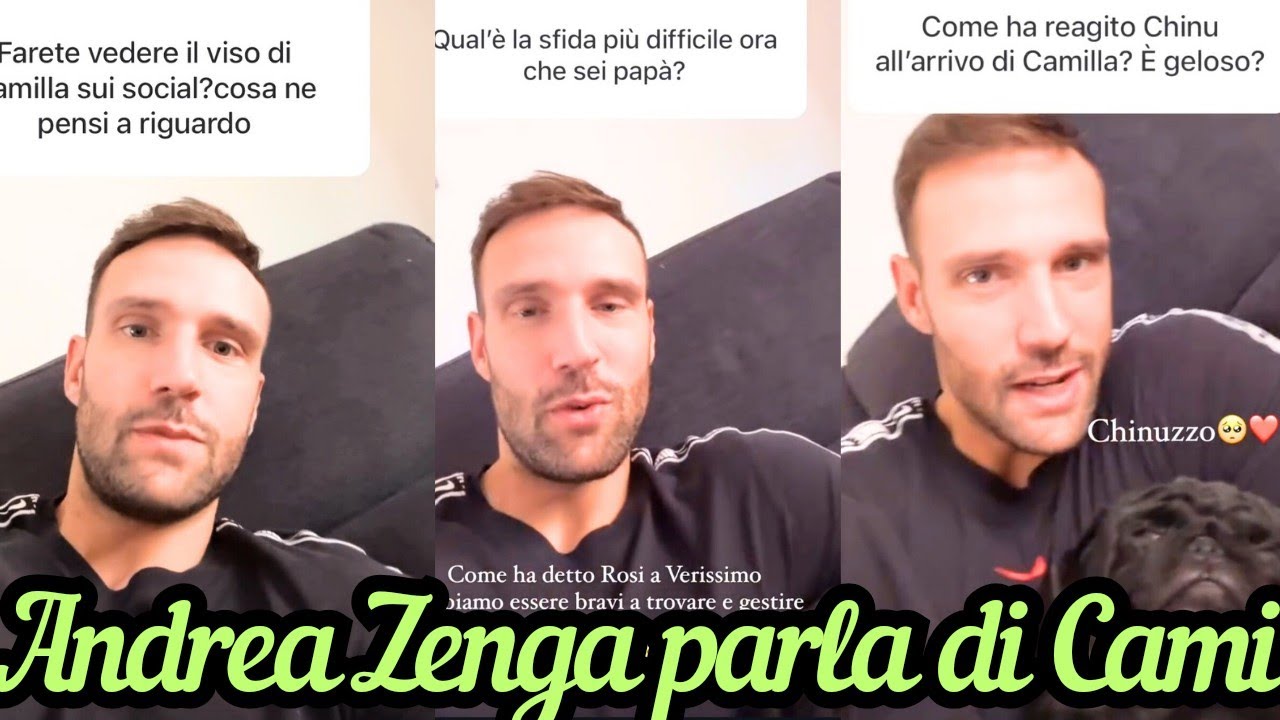 ANDREA ZENGA risponde alle domande su Camilla ❤️