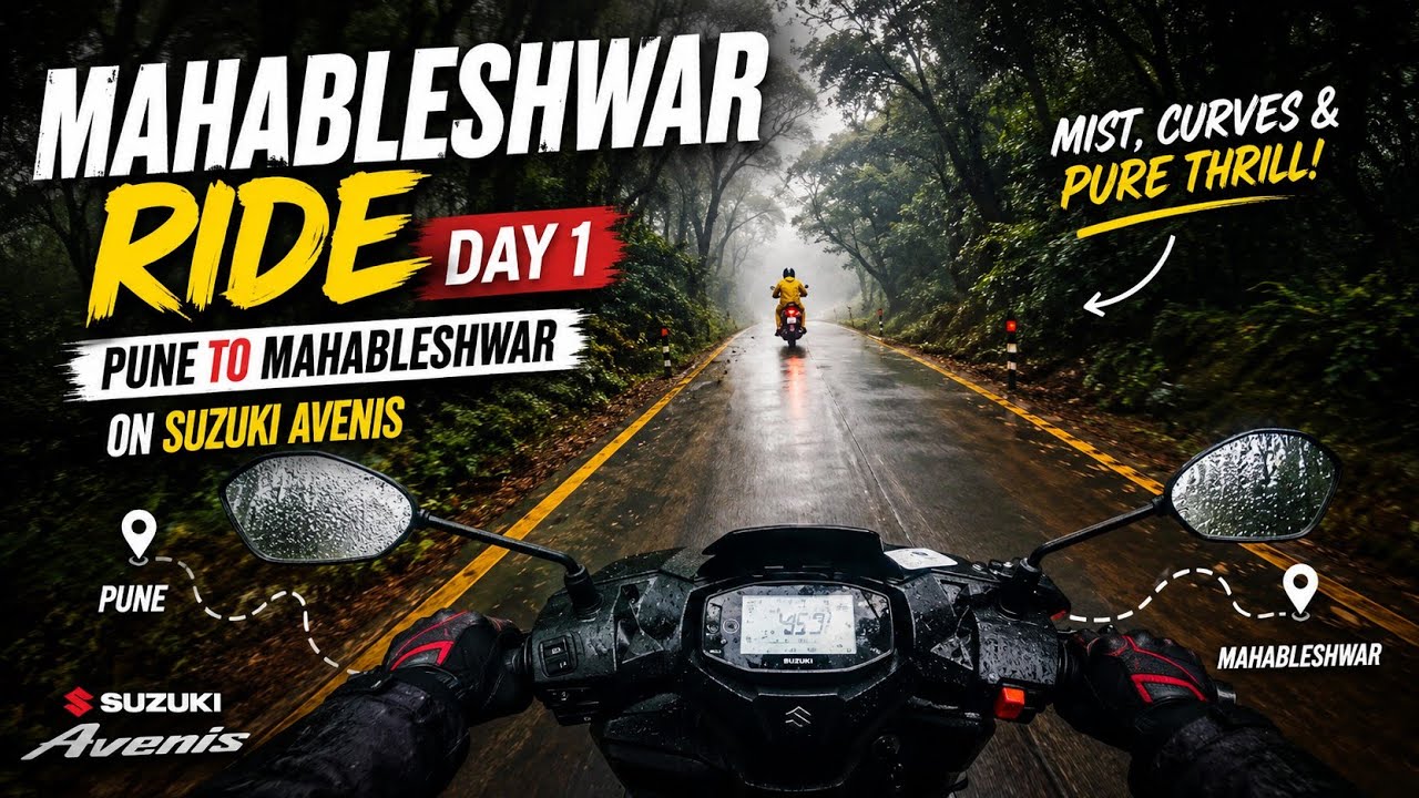 Mahableshwar ride day 1 on Suzuki Avenis