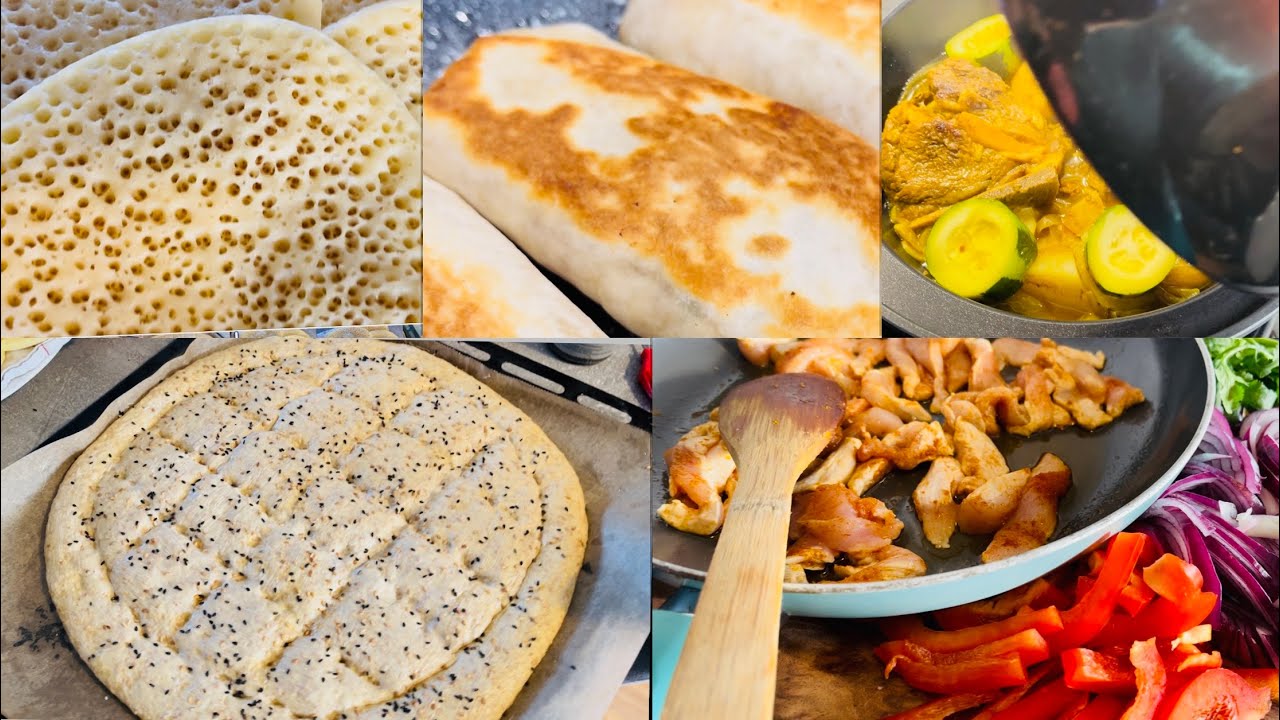 Marokaans keuken in ramadan verschillende recepten in een korte tijd gemaakt 💪💪😋😋