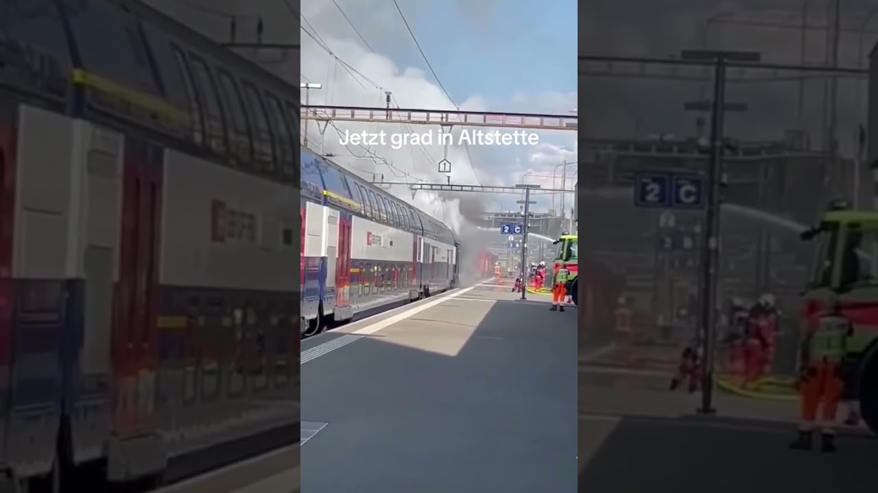 Altstette(Zuri)#fire #train #locomotive #platform #train