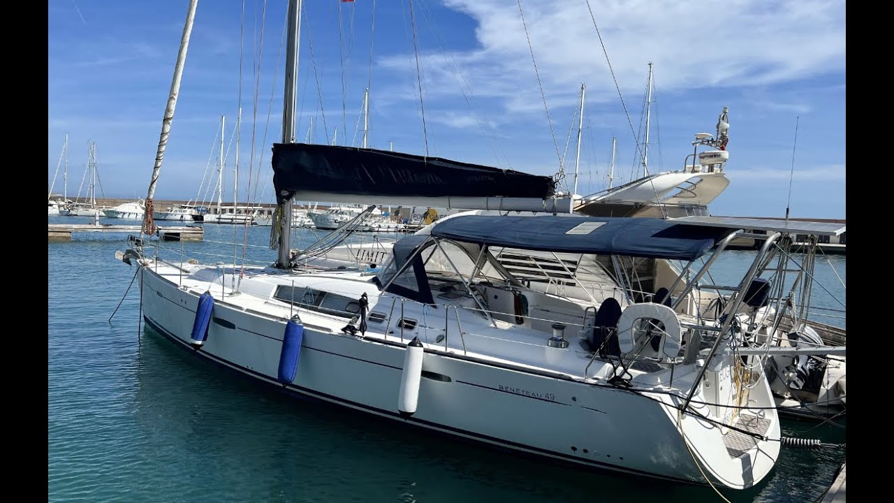 Beneteau america 49 Cruising Sailing Yacht video tour