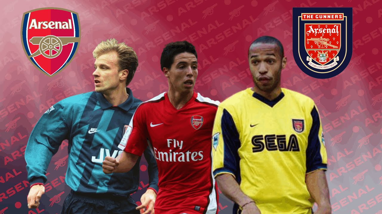 All Arsenal Nike Kit from 1994 to 2014