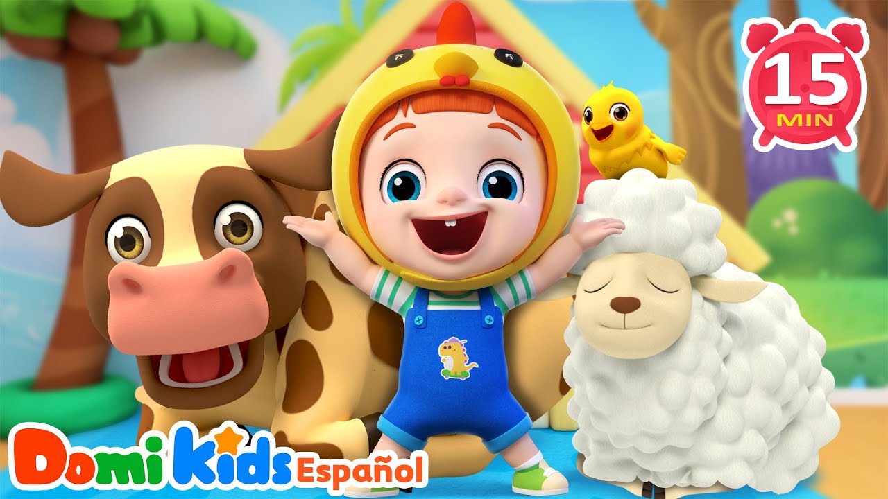 Old MacDonald y sus Amigos del Zoológico y la Granja🐮| Canciones Infantiles |Domi Kids Fiesta Animal