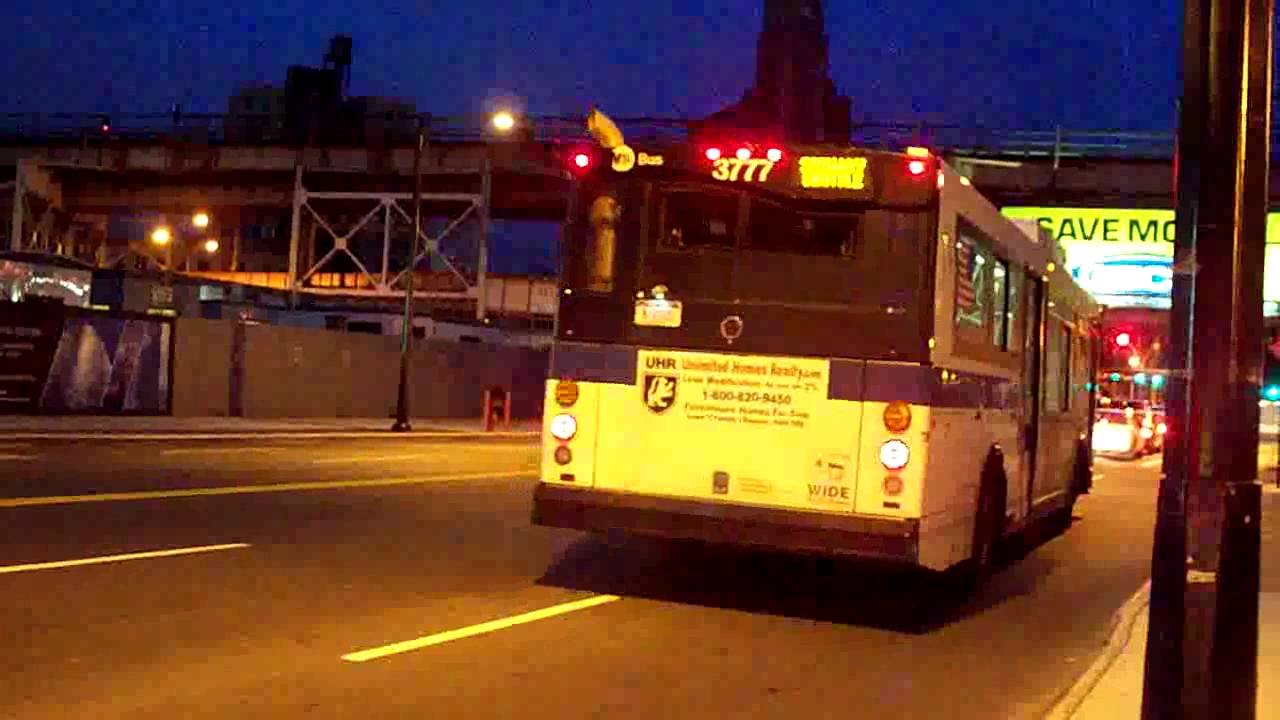 MTA Bus: Old Gen Orion VII  #3777 On The (G) Train Shuttle