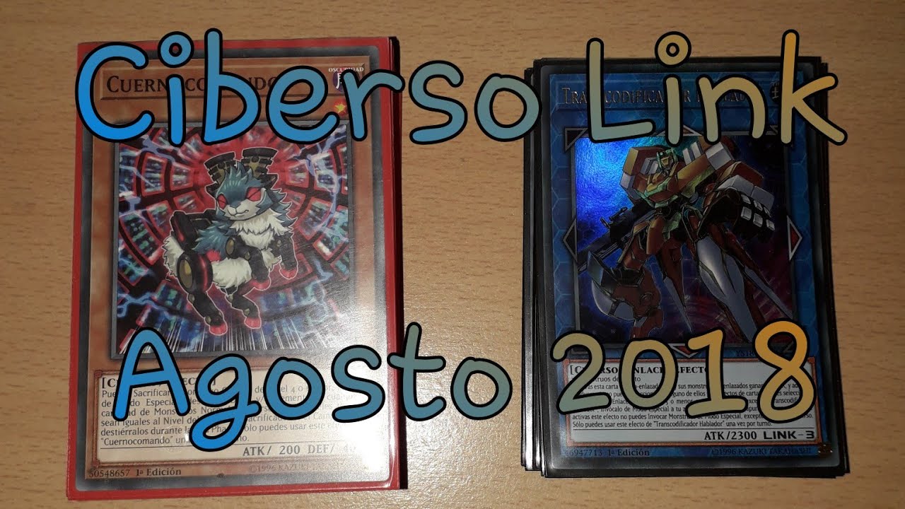 Yu-Gi-Oh! Deck ciberso link 2018 actualizado!