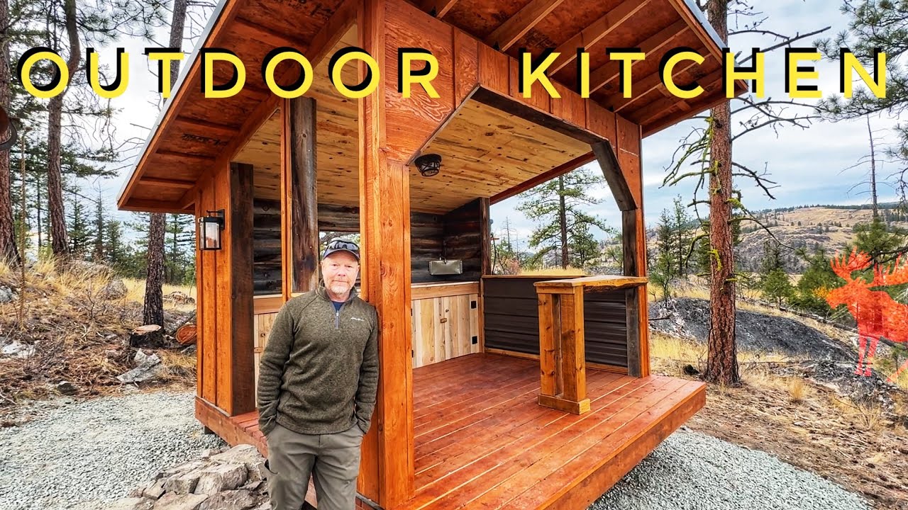 Outdoor Kitchen Build Final Episode: Off Grid Cabinets & Counters #19
