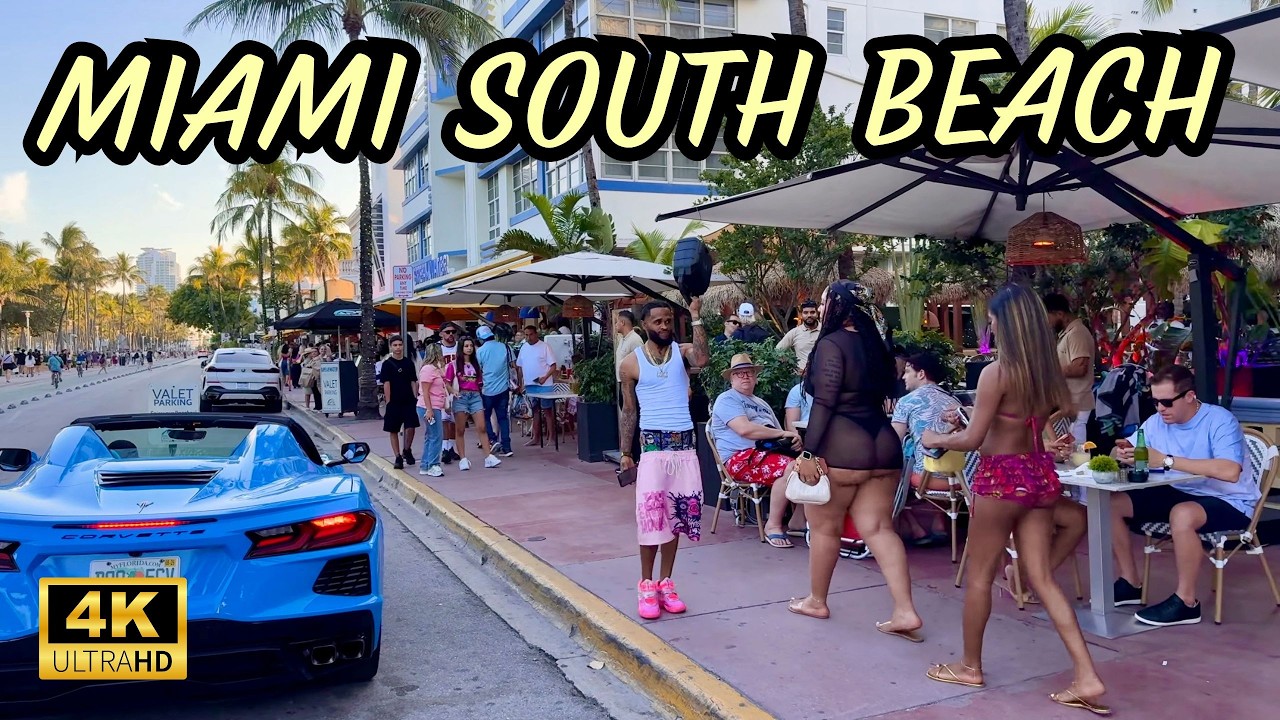 Miami South Beach | Ocean Drive Evening Walk 4K 2026
