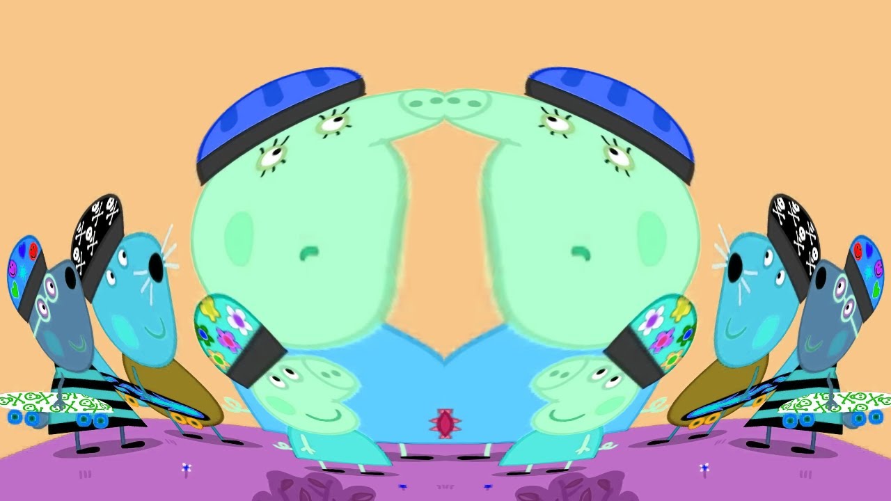 Peppa pig-Daddy pig skating [  W/Effects (Sponsored by Klasky Csupo 2001 Effects)