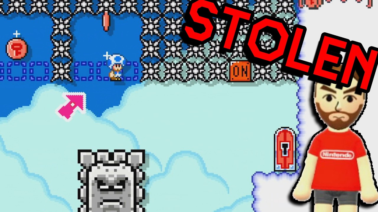 STEALING World Records from Joe Scavone in Mario Maker 2!