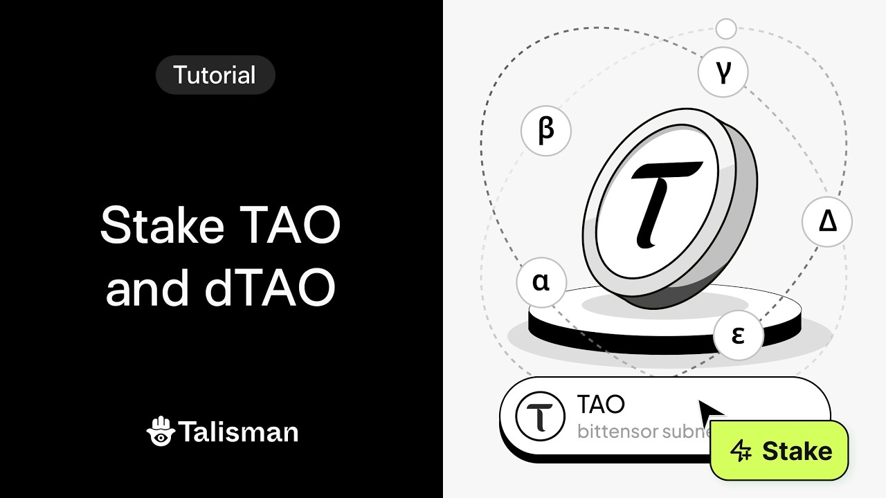 Stake TAO and dTAO with Talisman