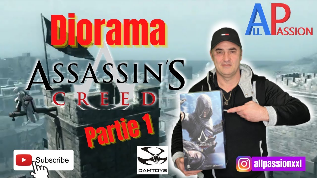 Diorama Assassin’s creed altaïr _ part 1 / Figurine Damtoys 1/6ème