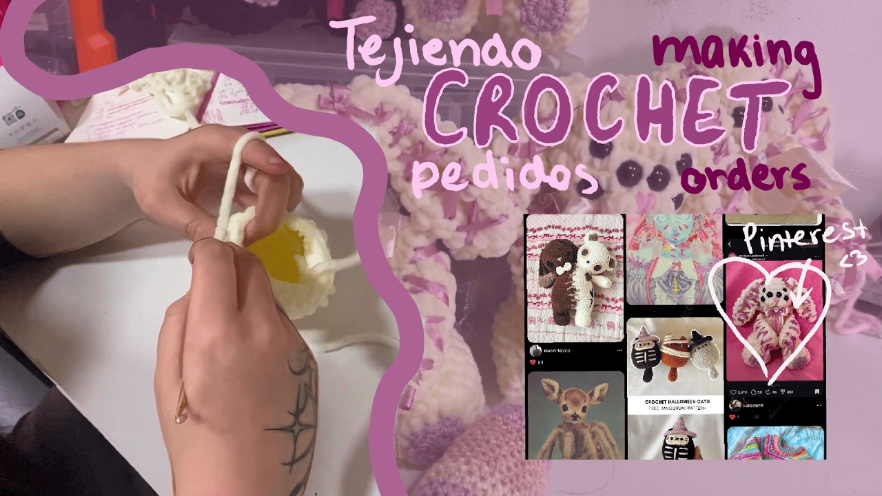 Me llegaron MUCHOS pedidos/ CROCHET/ eng-esp