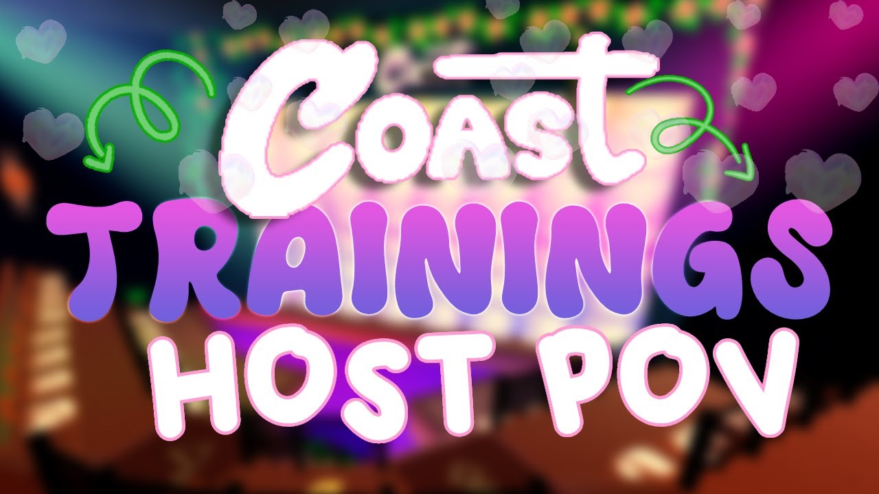 COAST TRAININGS HOST POV | Roblox