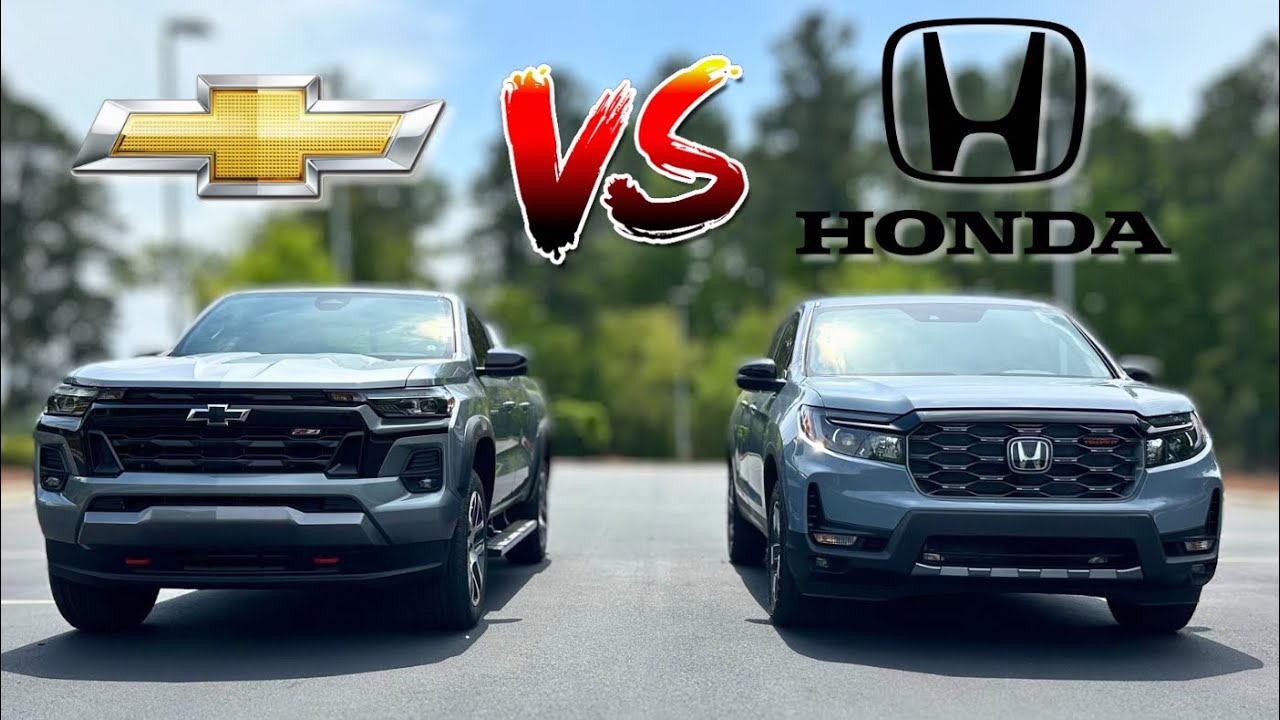 Chevy Colorado Z71 2024 года против Honda Ridgeline Trailsport 2024 года!