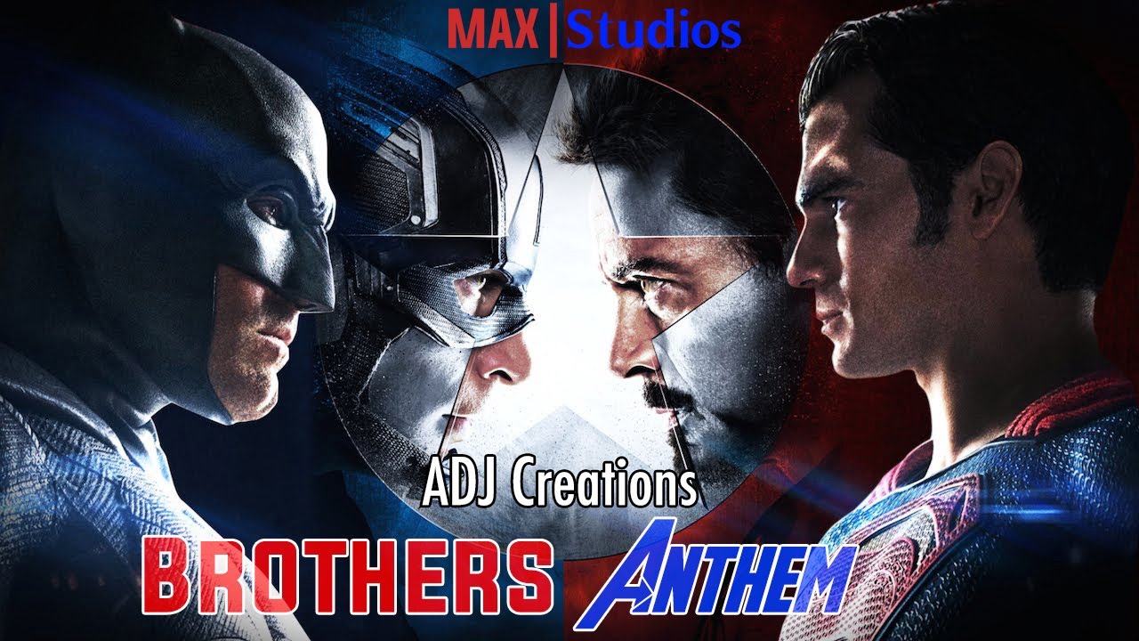 Brothers Anthem St. Iron Man, Man of Steel, Captain America and Batman | ADJ Creations | Max Studios
