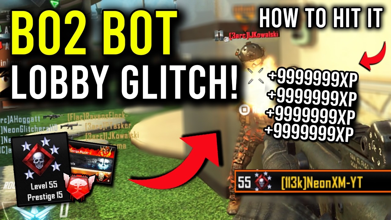 *NEW* BO2 XP BOT LOBBY GLITCH! UNLIMITED PRESTIGES/CAMOS ON BO2 PORT DONT MISS BO2 GLITCHES UPDATED!