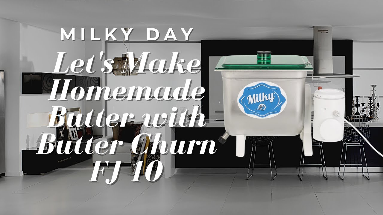 Homemade Butter with Butter Churn FJ 10