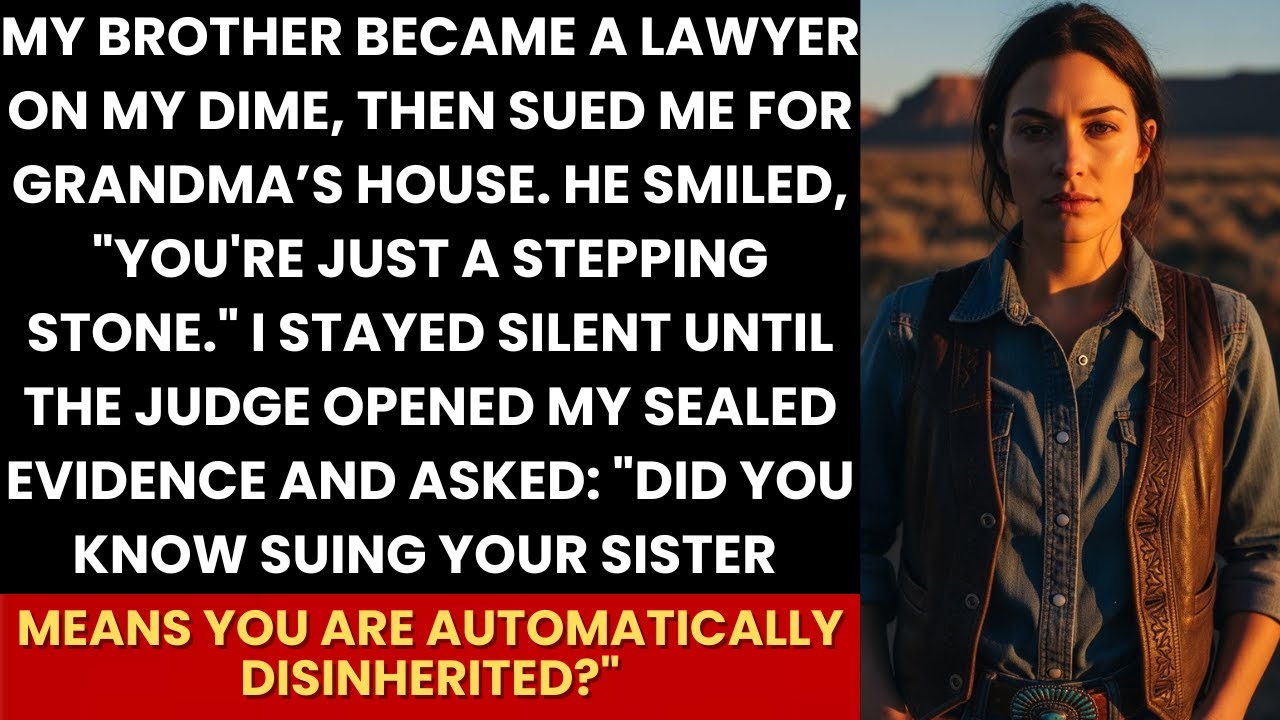 Bro Used My Money To Become A Lawyer, Then Sued Me—Judge Asked “Did You Know You’re Disinherited?”