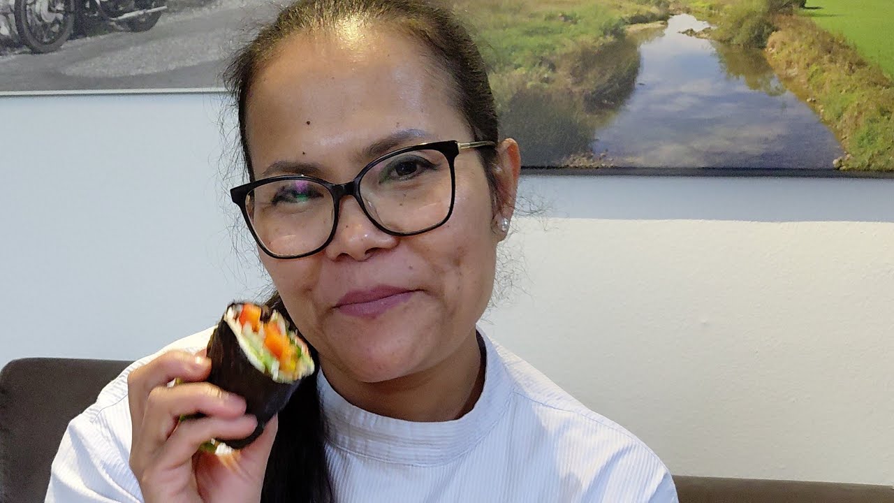 SOMMERROLLE & SUSHI ROLLE with PEANUT SAUCE #SALAT #KACANG